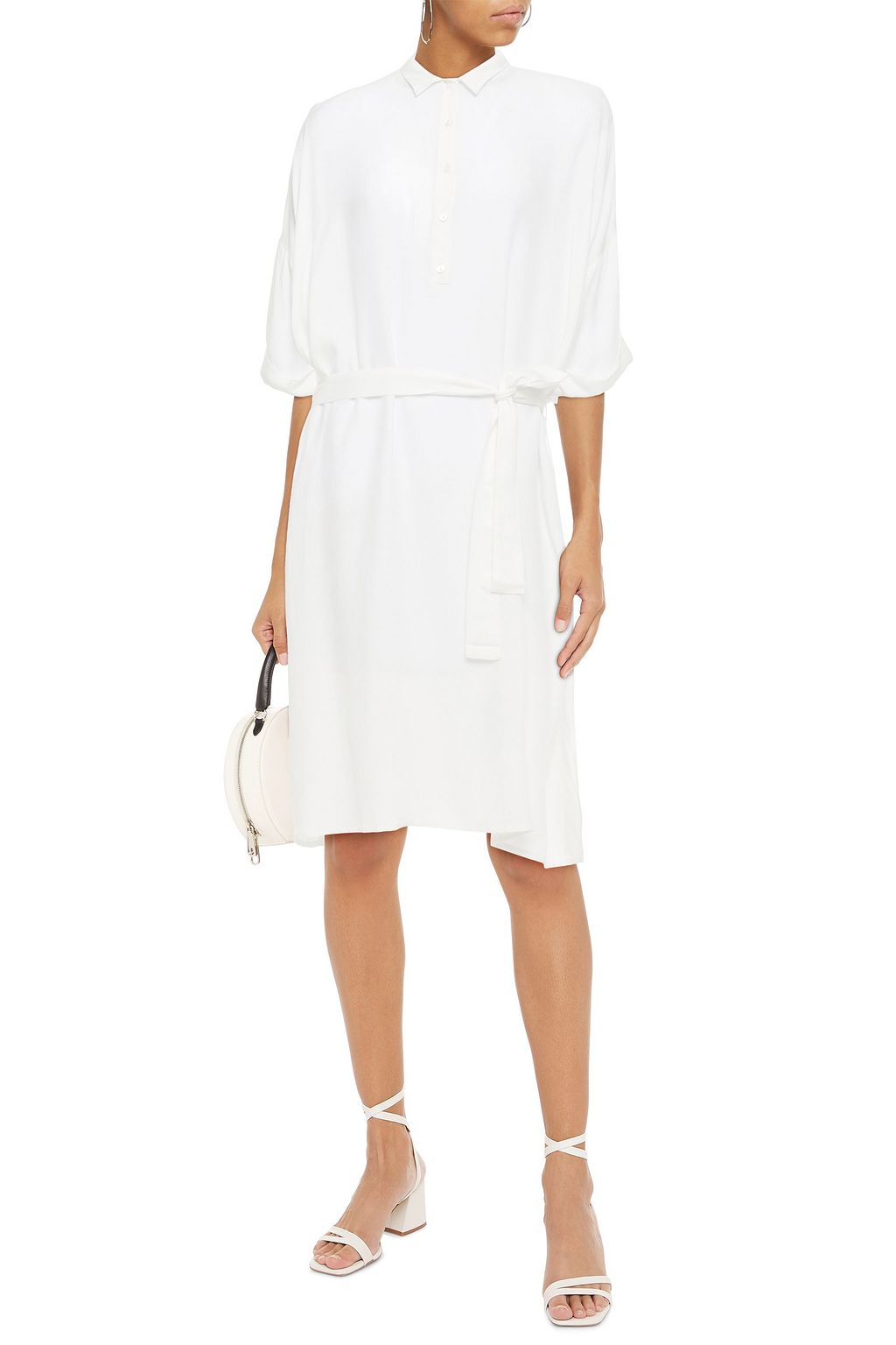 AMERICAN VINTAGE Belted twill dress THE