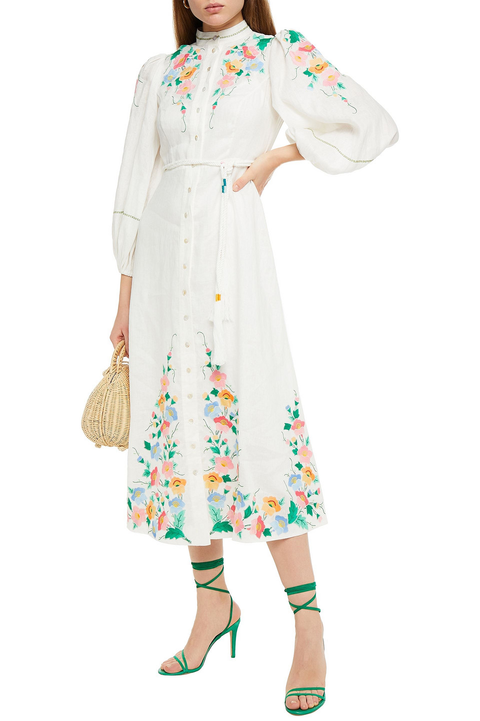 fiesta embroidered dress