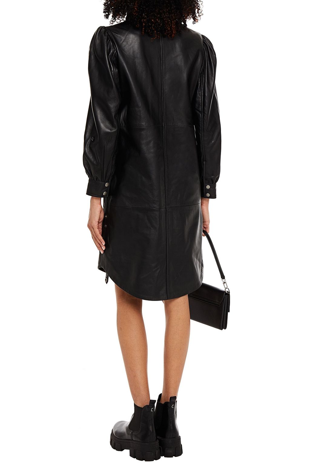 MUUBAA Gathered leather dress