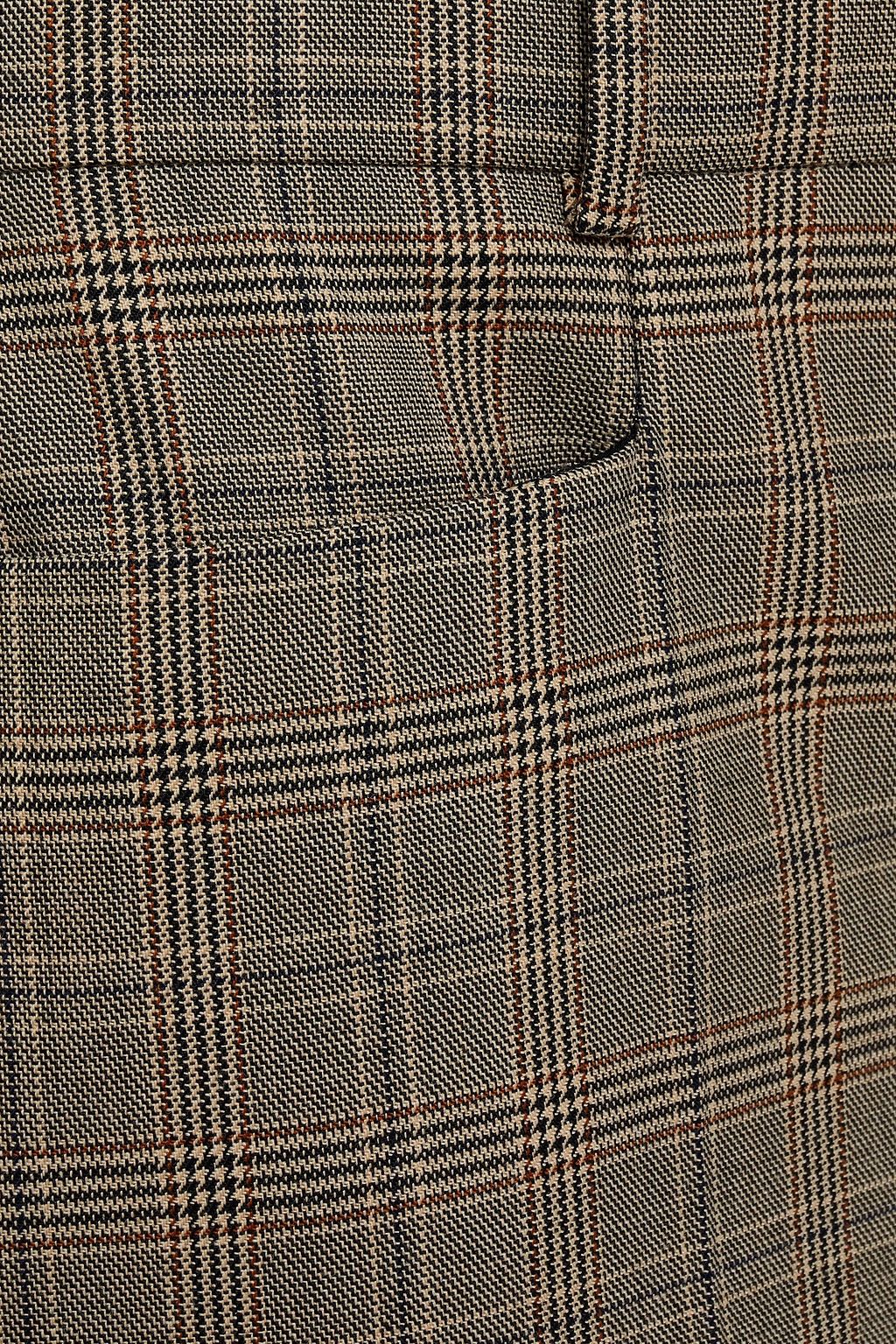 JOSEPH Prince of Wales checked jacquard straight-leg pants