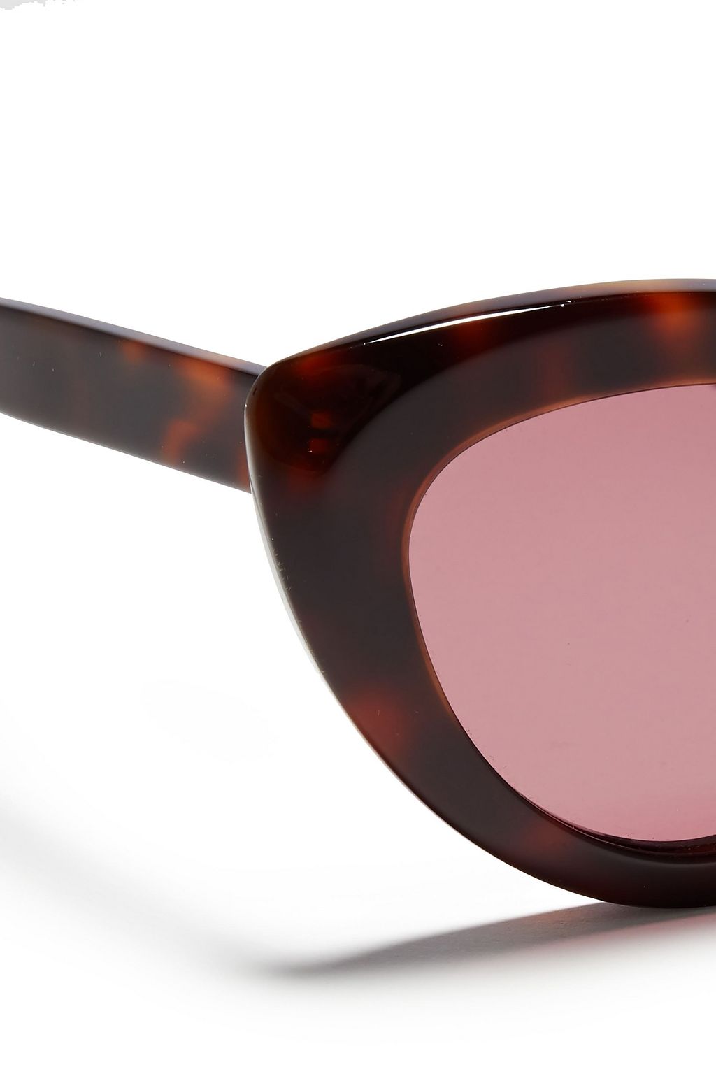 GANNI Bedruckte Sonnenbrille mit Cat-Eye-Rahmen aus Azetat
