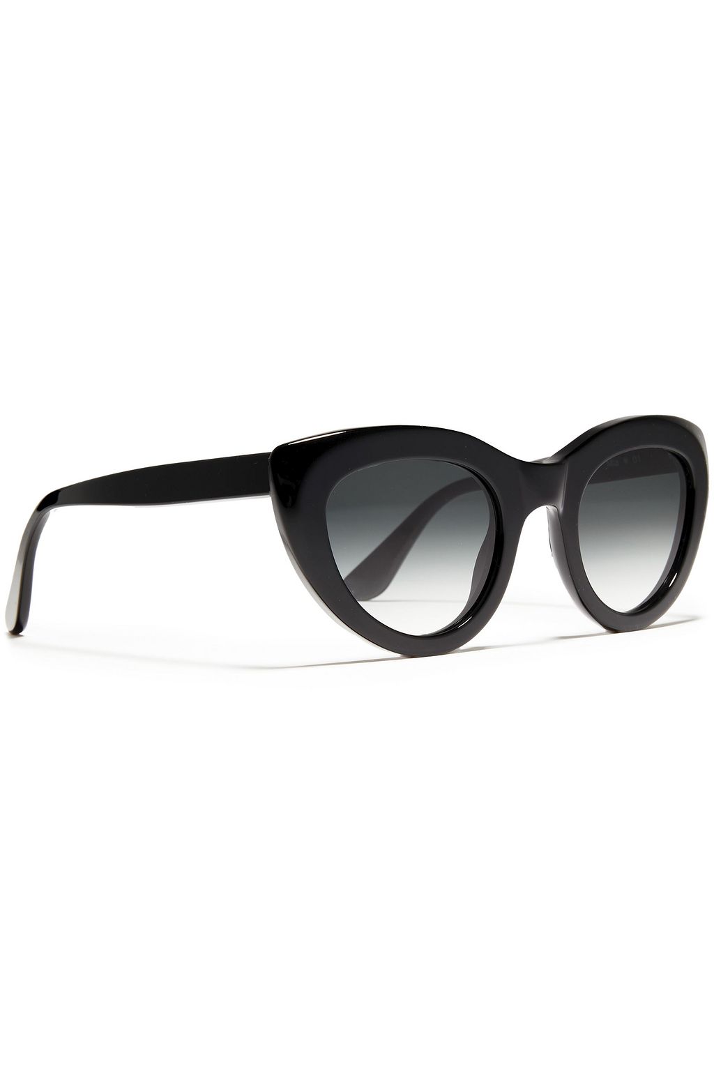 GANNI Cat-eye tortoiseshell-print acetate sunglasses
