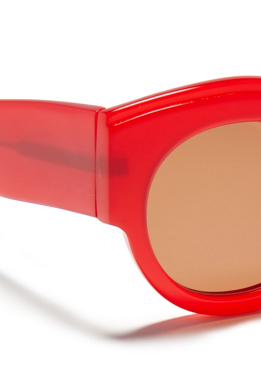 GANNI Billie round-frame tortoiseshell acetate sunglasses