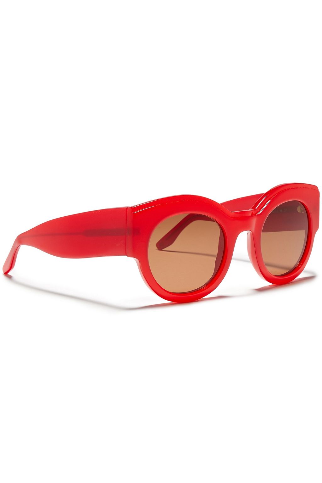 GANNI Billie round-frame tortoiseshell acetate sunglasses
