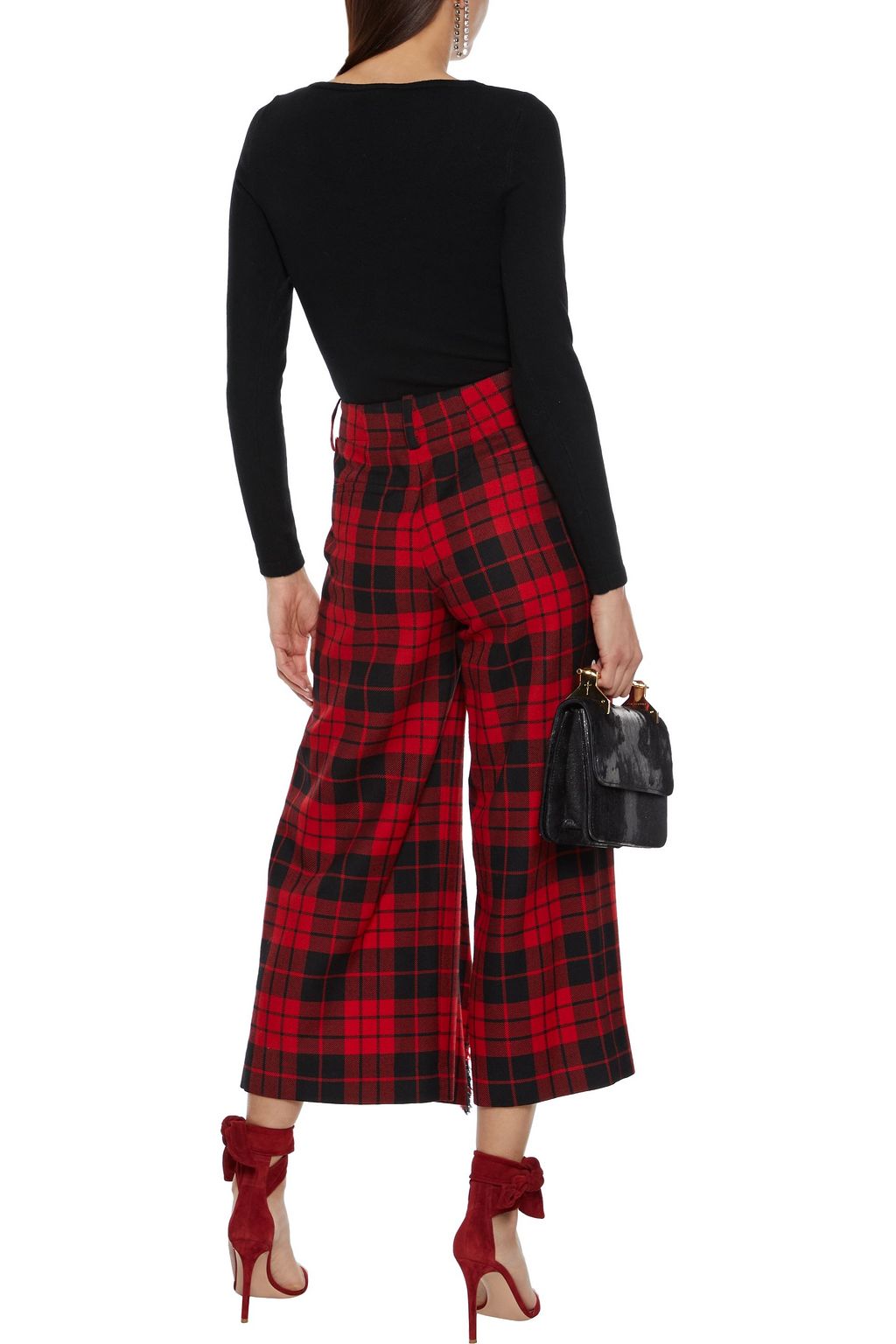 MICHAEL KORS COLLECTION Ruched cashmere-blend sweater