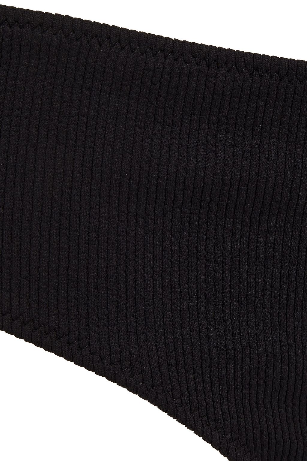 GANNI Ribbed mid-rise bikini briefs