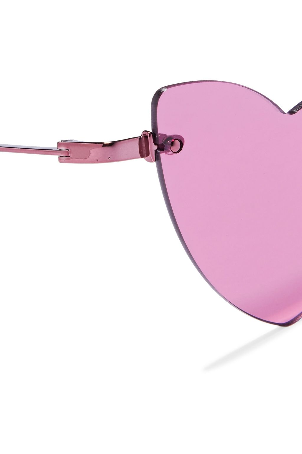 SAINT LAURENT Loulou cat-eye coated metal sunglasses