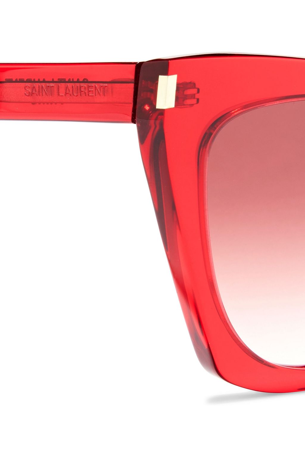SAINT LAURENT Kate cat-eye acetate sunglasses