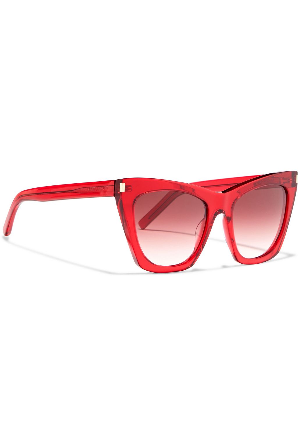 SAINT LAURENT Kate cat-eye acetate sunglasses