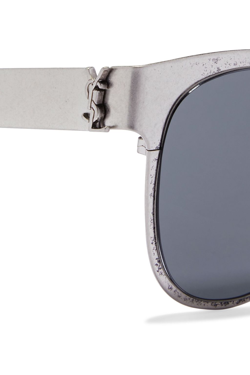 SAINT LAURENT D-frame silver-tone sunglasses