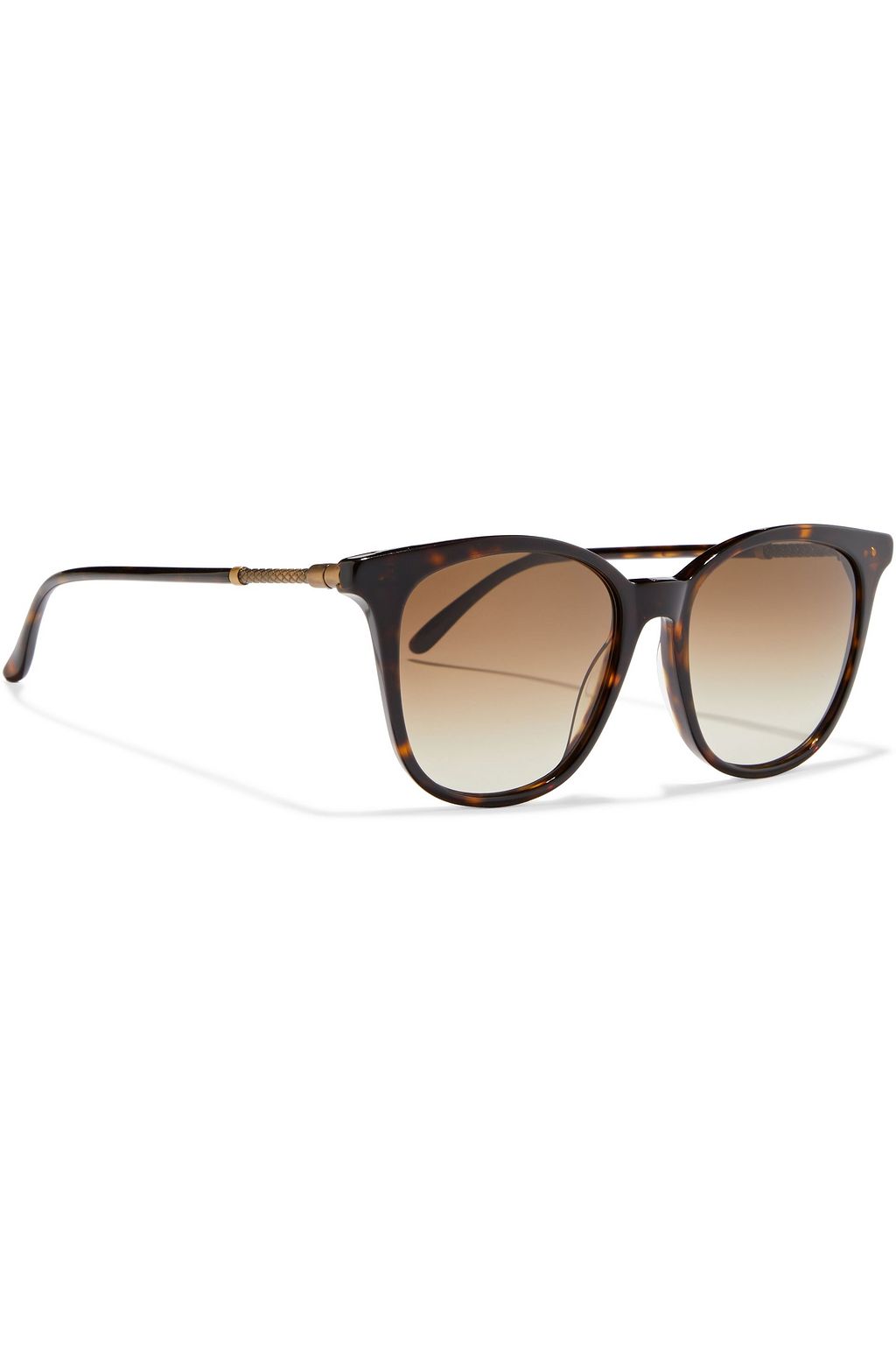 BOTTEGA VENETA D-frame tortoiseshell acetate sunglasses