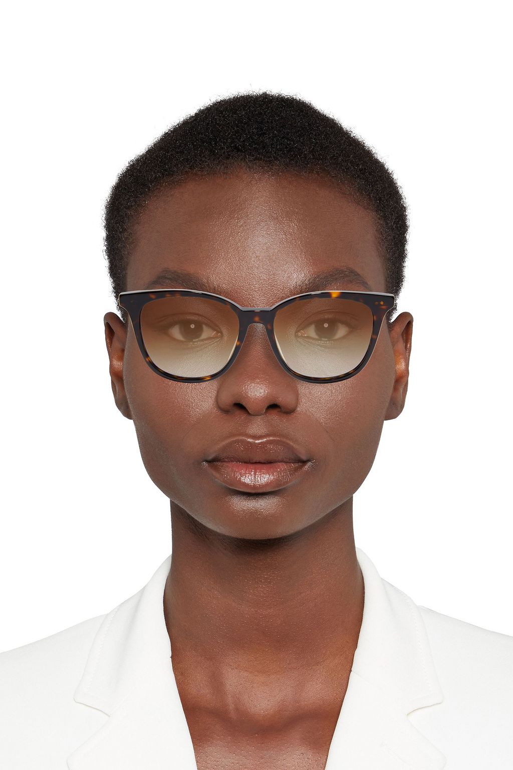 BOTTEGA VENETA D-frame tortoiseshell acetate sunglasses