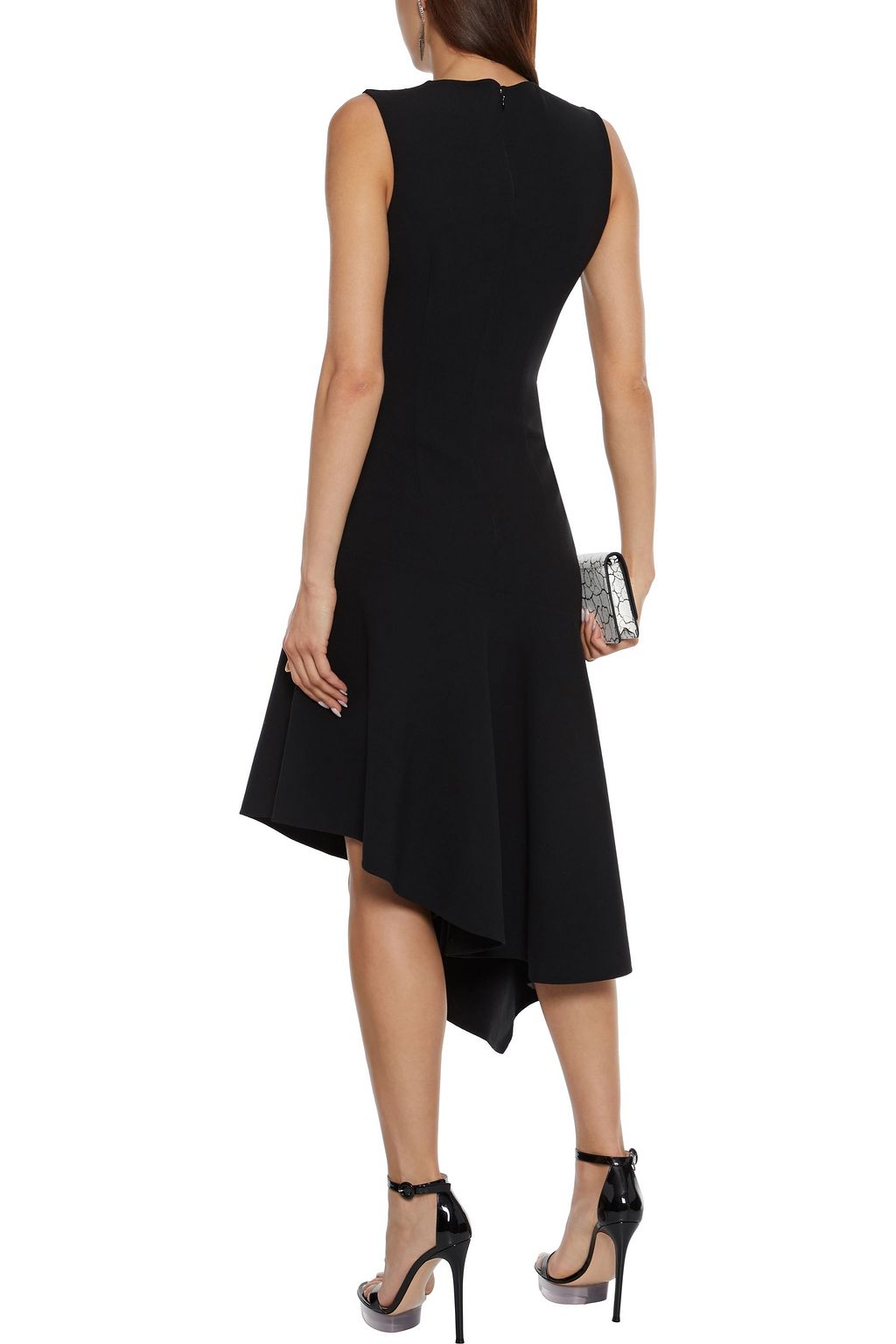 MICHAEL KORS COLLECTION Asymmetric wool-blend dress