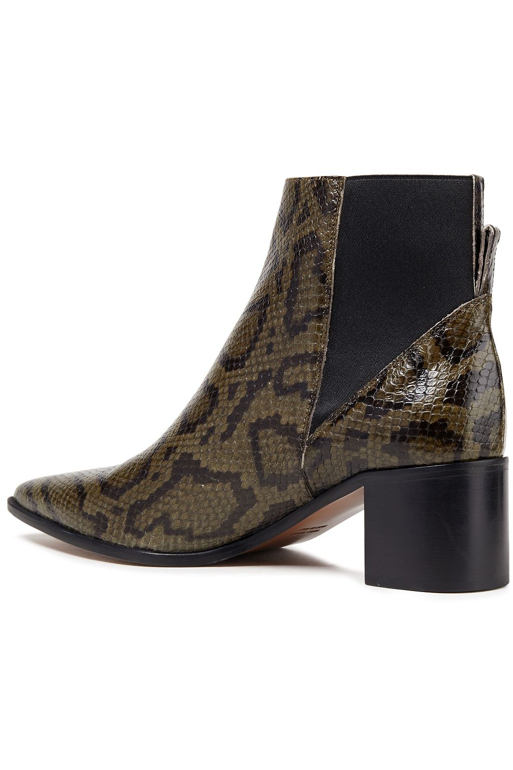 ATP ATELIER Donaci snake-effect leather ankle boots