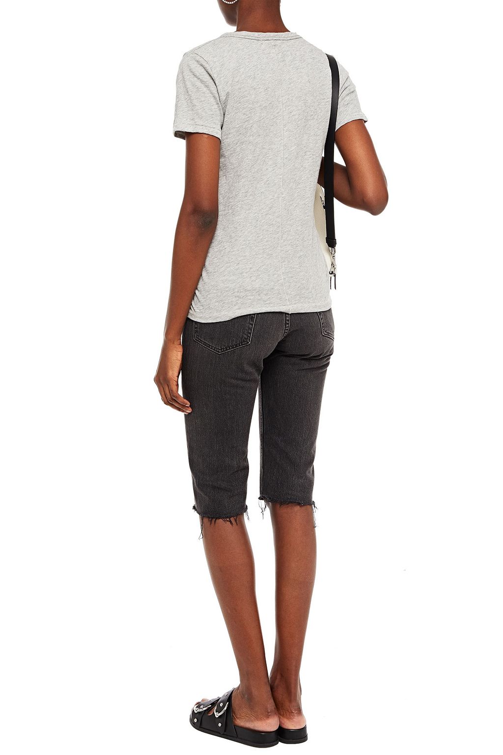 RAG & BONE Mélange Pima cotton-jersey T-shirt