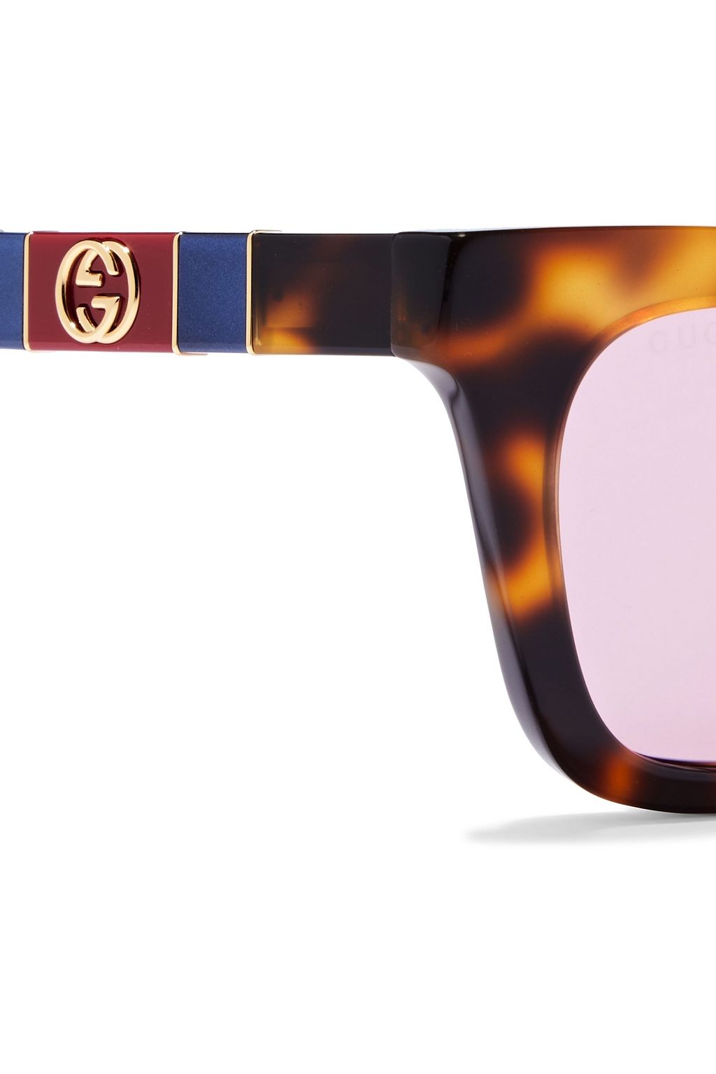 GUCCI D-frame tortoiseshell acetate sunglasses