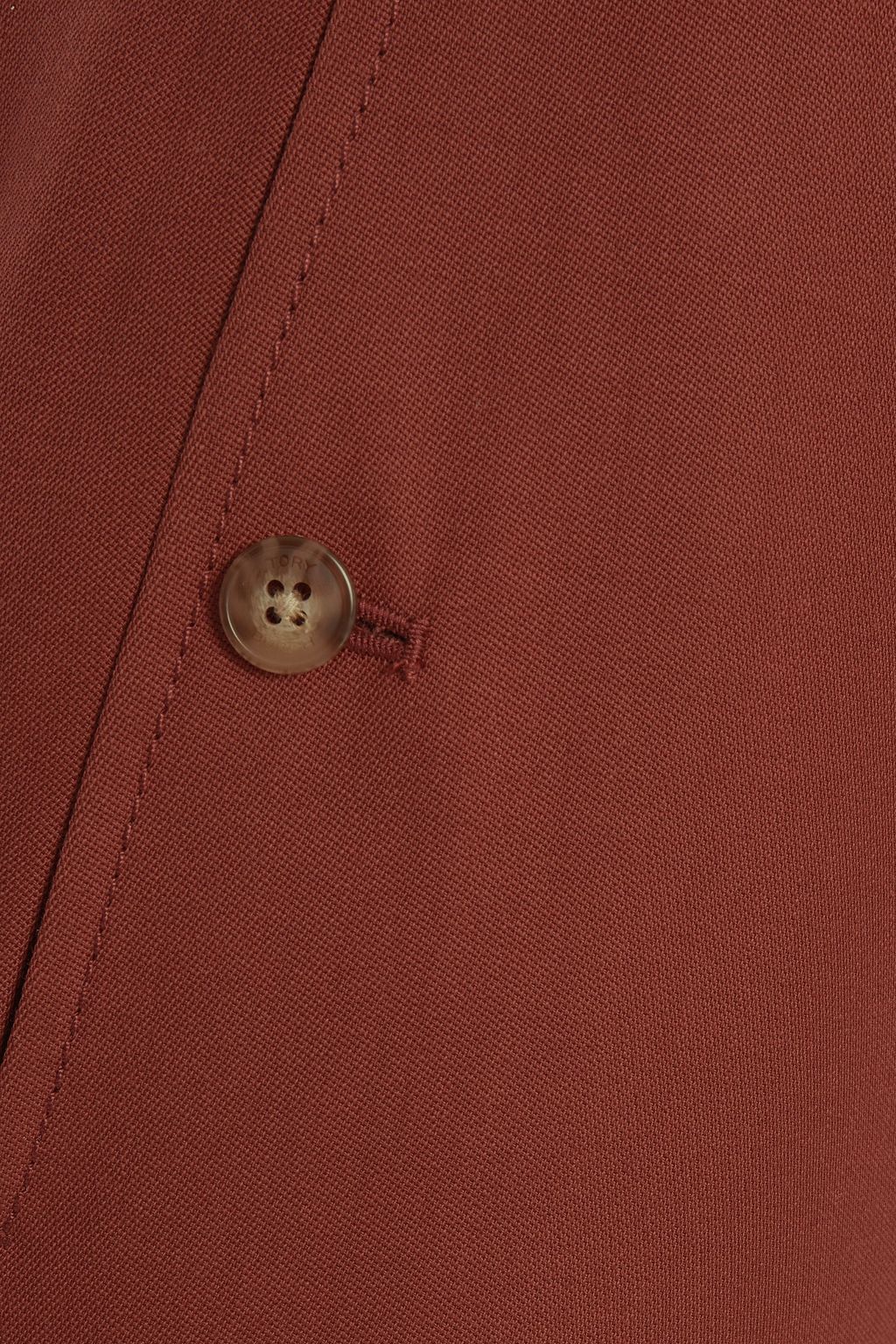 TORY BURCH Wool-crepe wide-leg pants