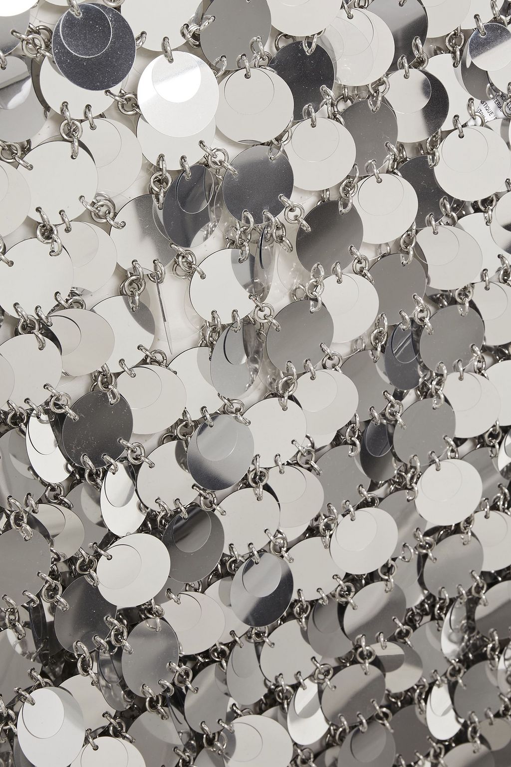 RABANNE Chainmail mini dress