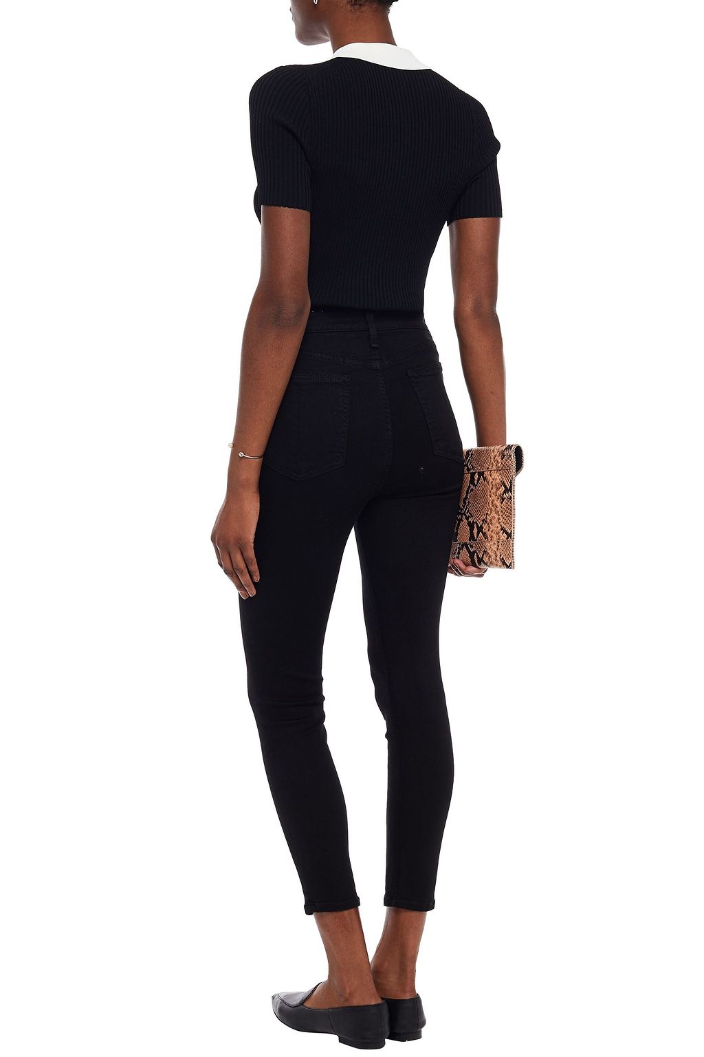 RAG & BONE Cropped high-rise skinny jeans