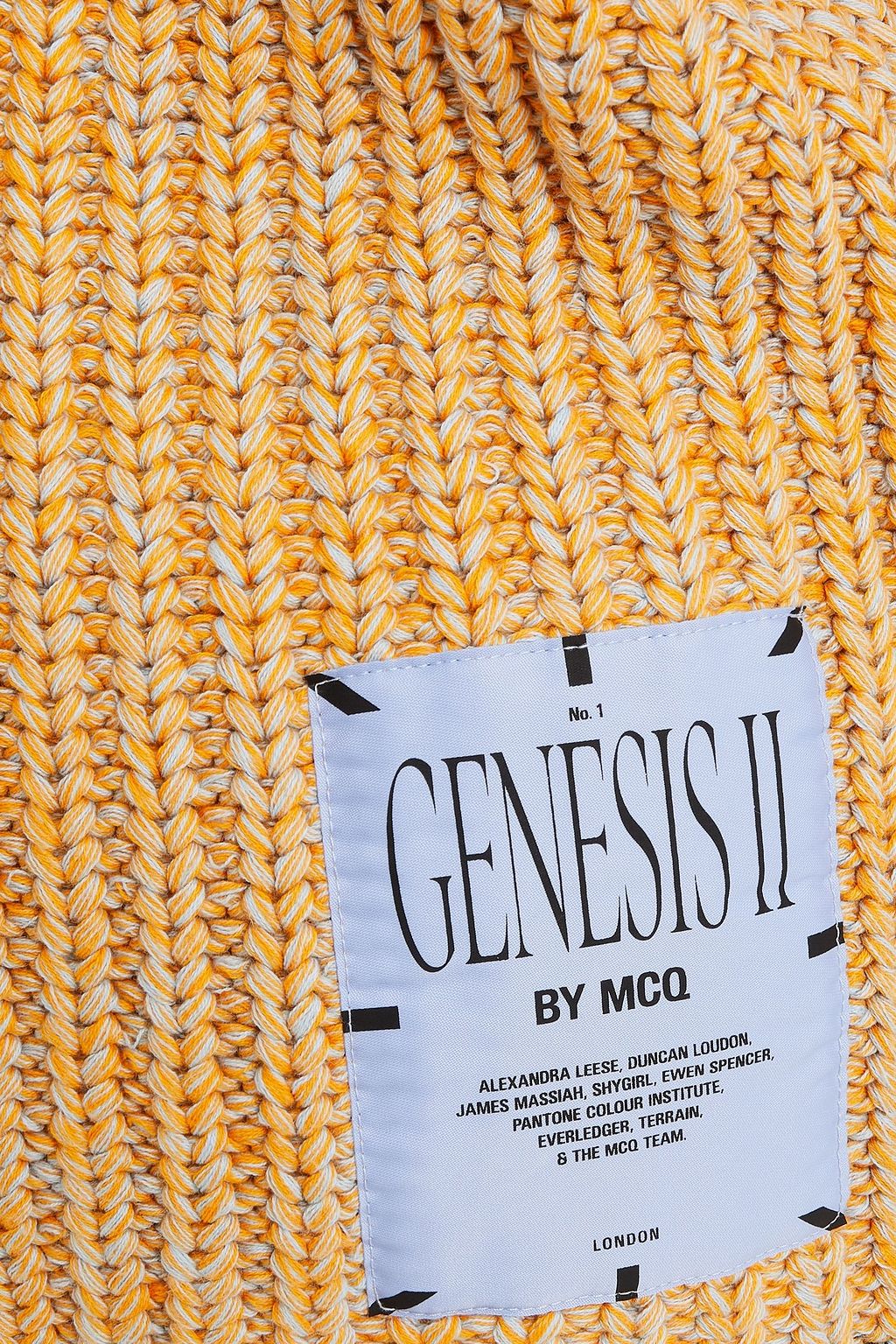 MCQ ALEXANDER MCQUEEN Genesis II marled ribbed cotton sweater