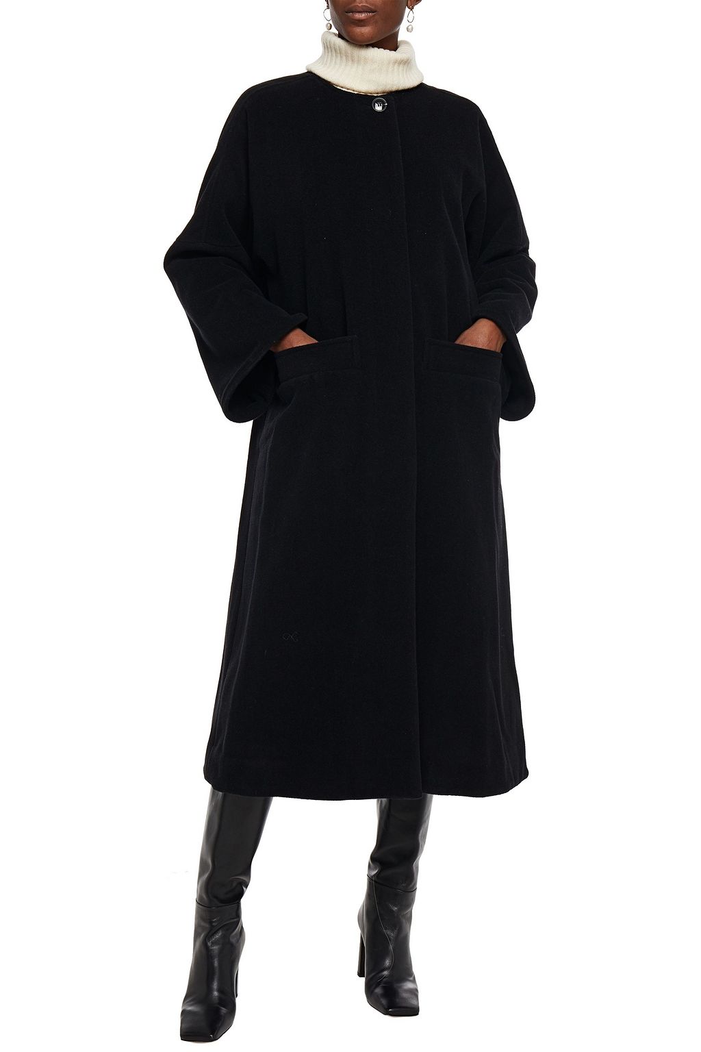 RODEBJER Nusa wool-blend felt coat
