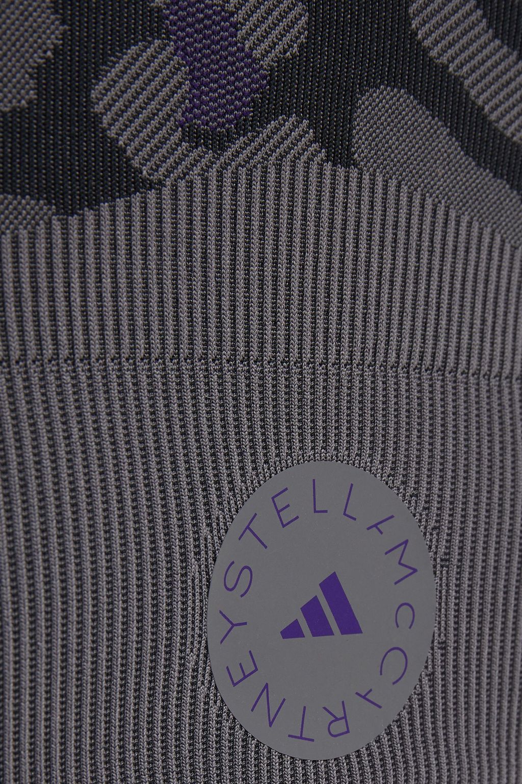 ADIDAS BY STELLA MCCARTNEY Printed stretch-jacquard sports bra
