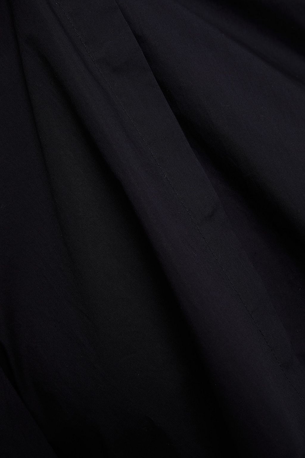 RODEBJER Ysabella gathered cotton-poplin shirt
