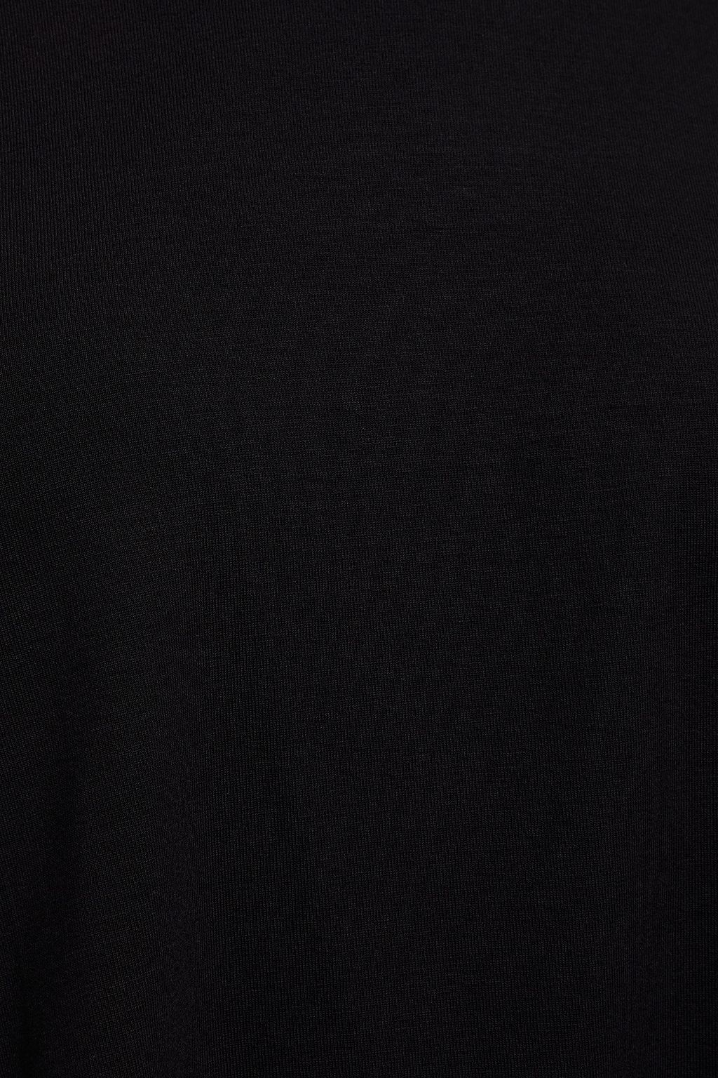 KORAL Cutout mesh-paneled stretch-jersey top