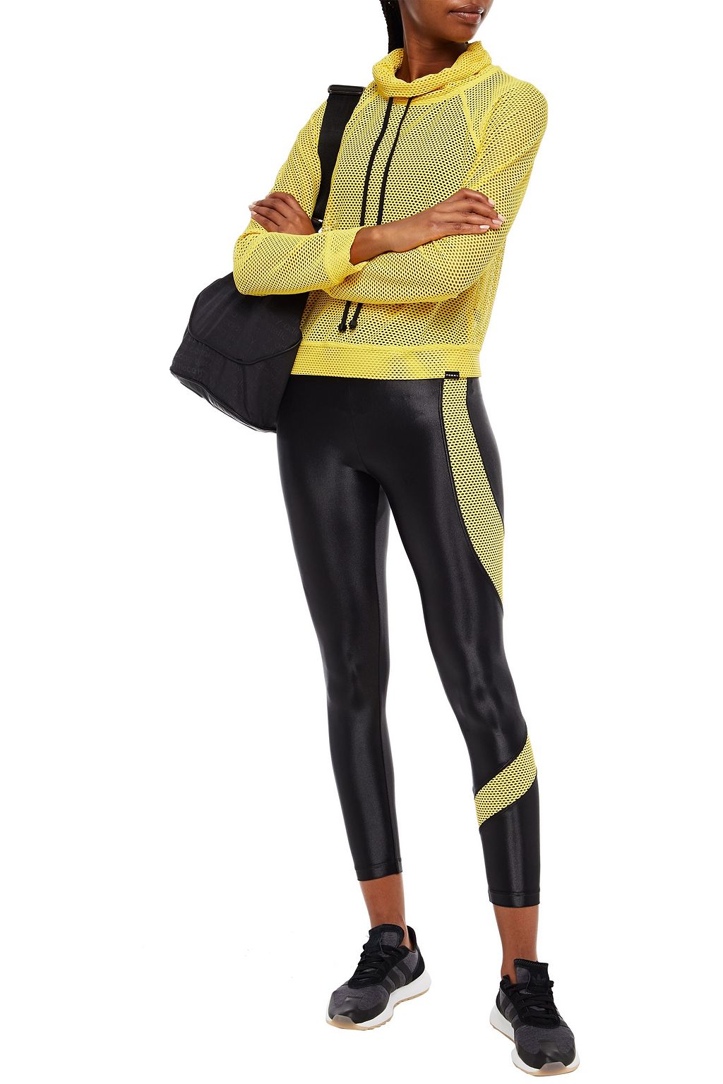 KORAL Stretch-mesh sweatshirt