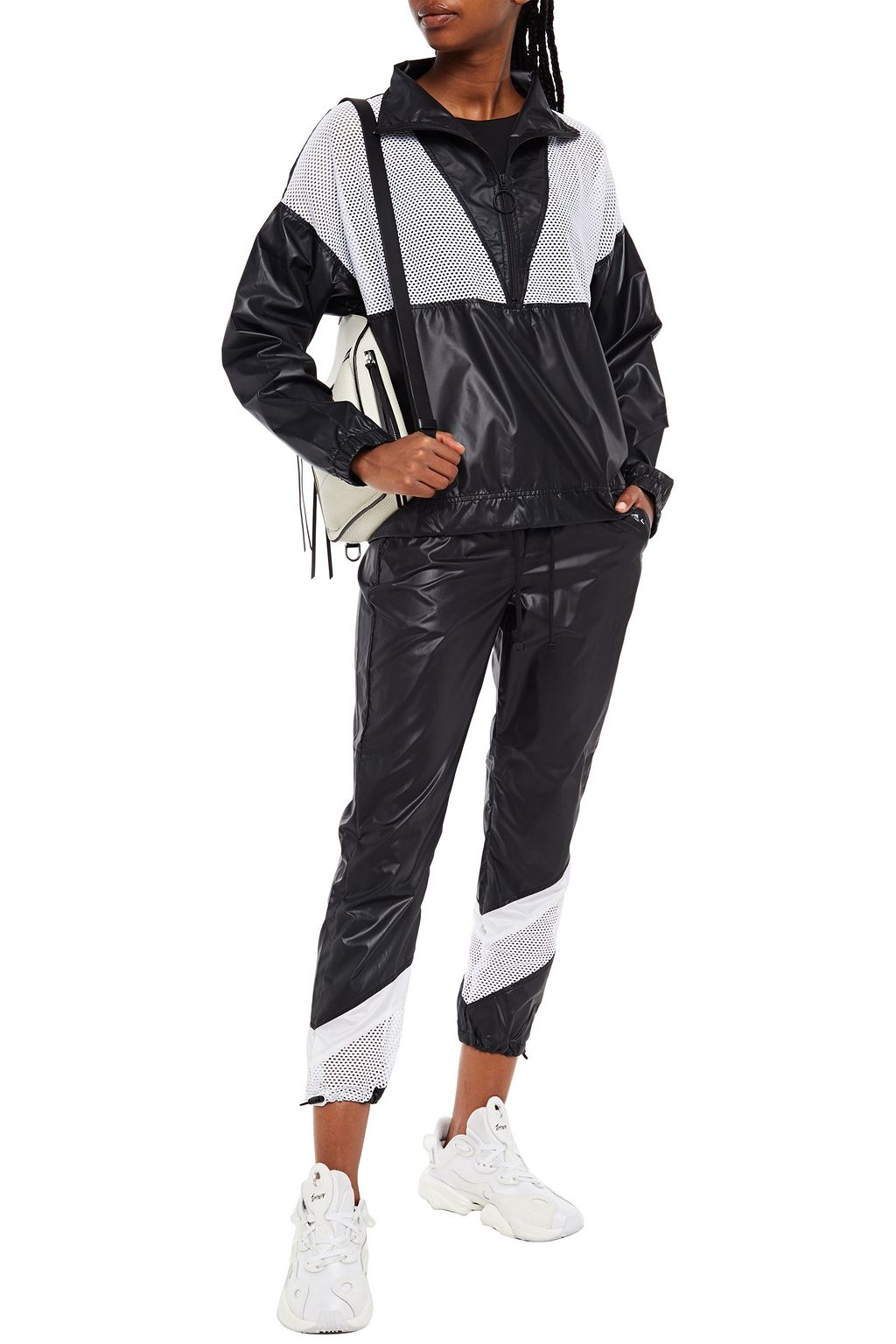 KORAL Mesh-paneled shell track pants