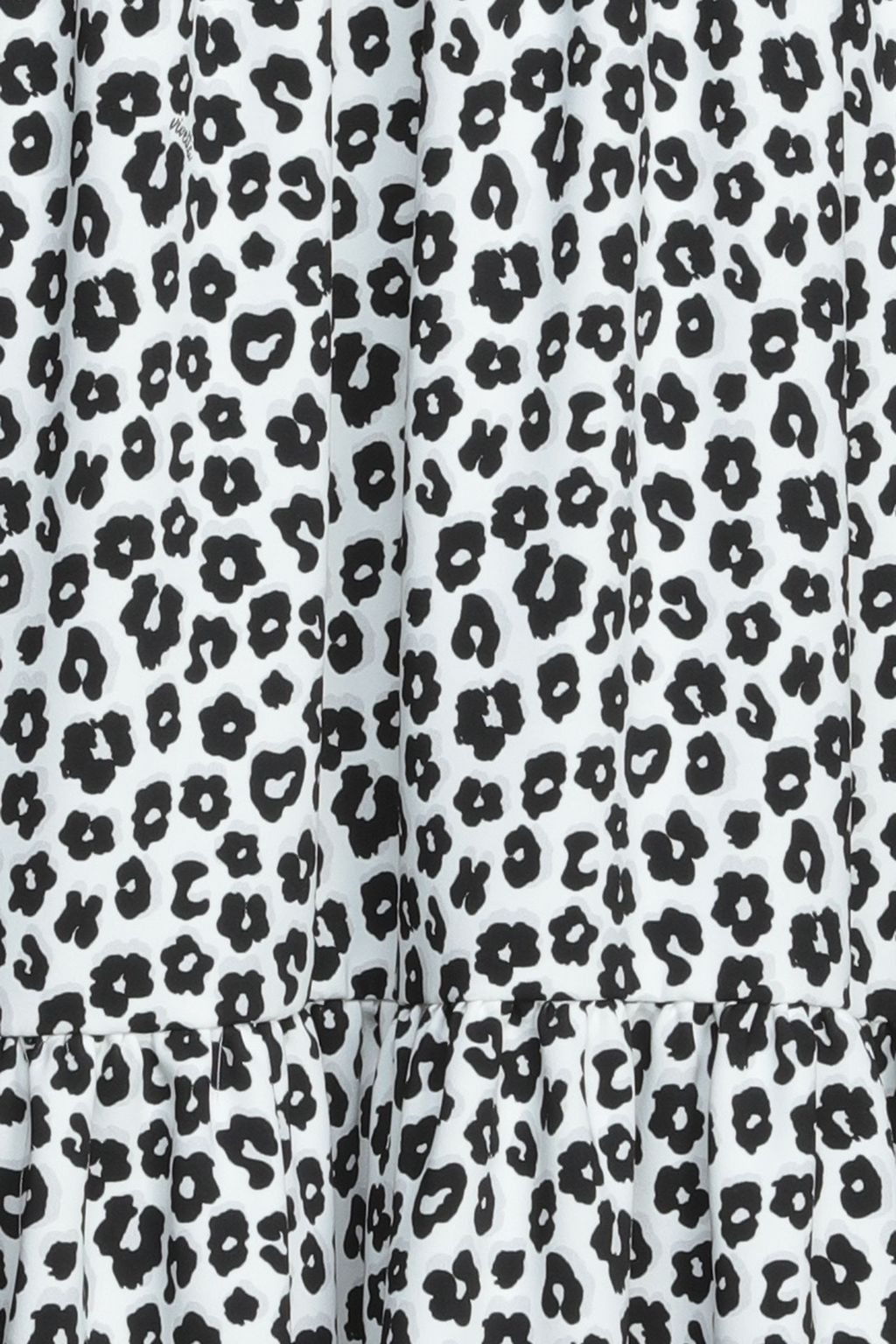 VIVETTA Gathered leopard-print crepe de chine midi dress