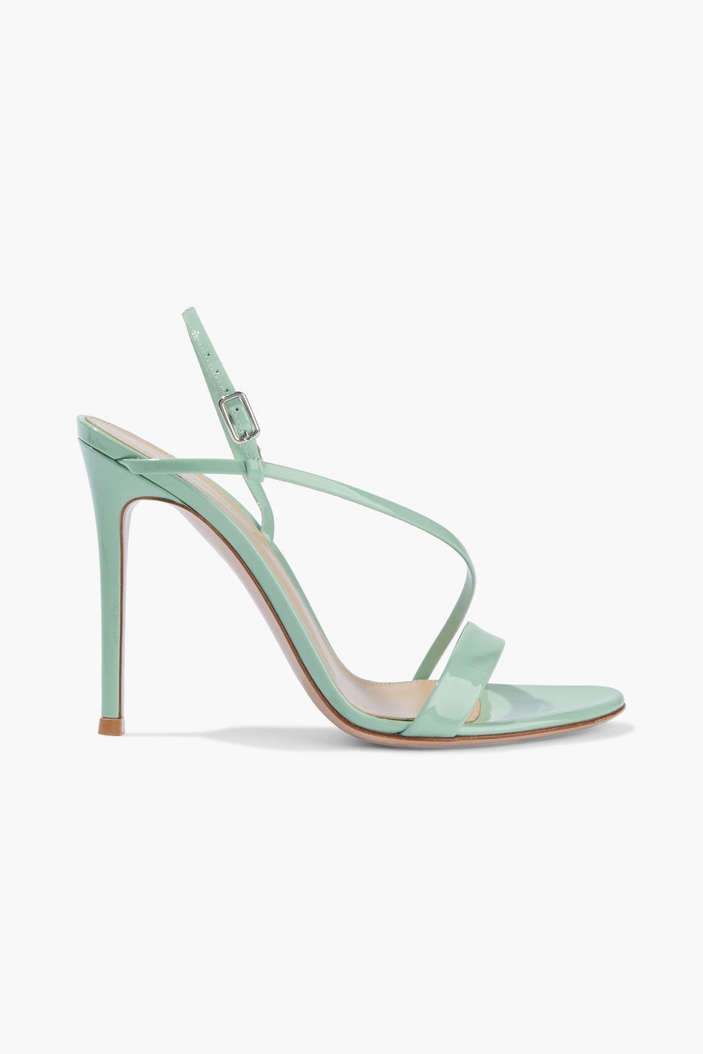 GIANVITO ROSSI Manhattan 105 patent-leather sandals | THE OUTNET