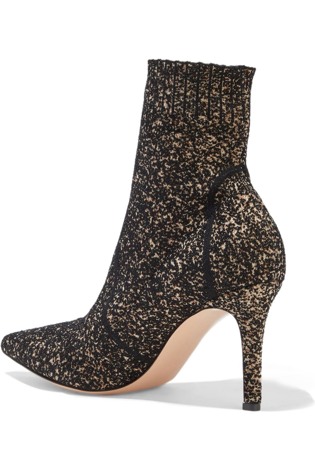 GIANVITO ROSSI Fiona bouclé-knit sock boots