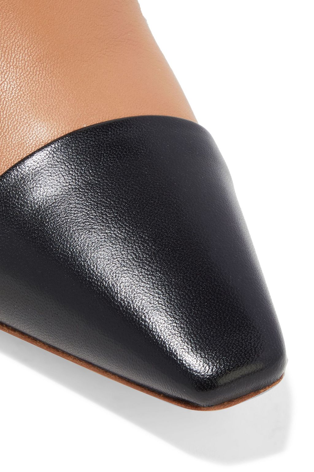 GIANVITO ROSSI Lucy two-tone leather ankle boots