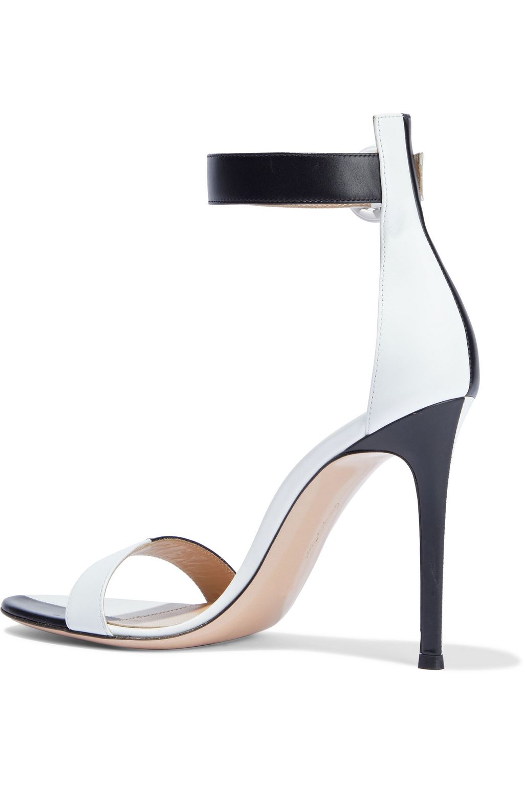 GIANVITO ROSSI Dama two-tone leather sandals | Sale up to 70% off | THE ...