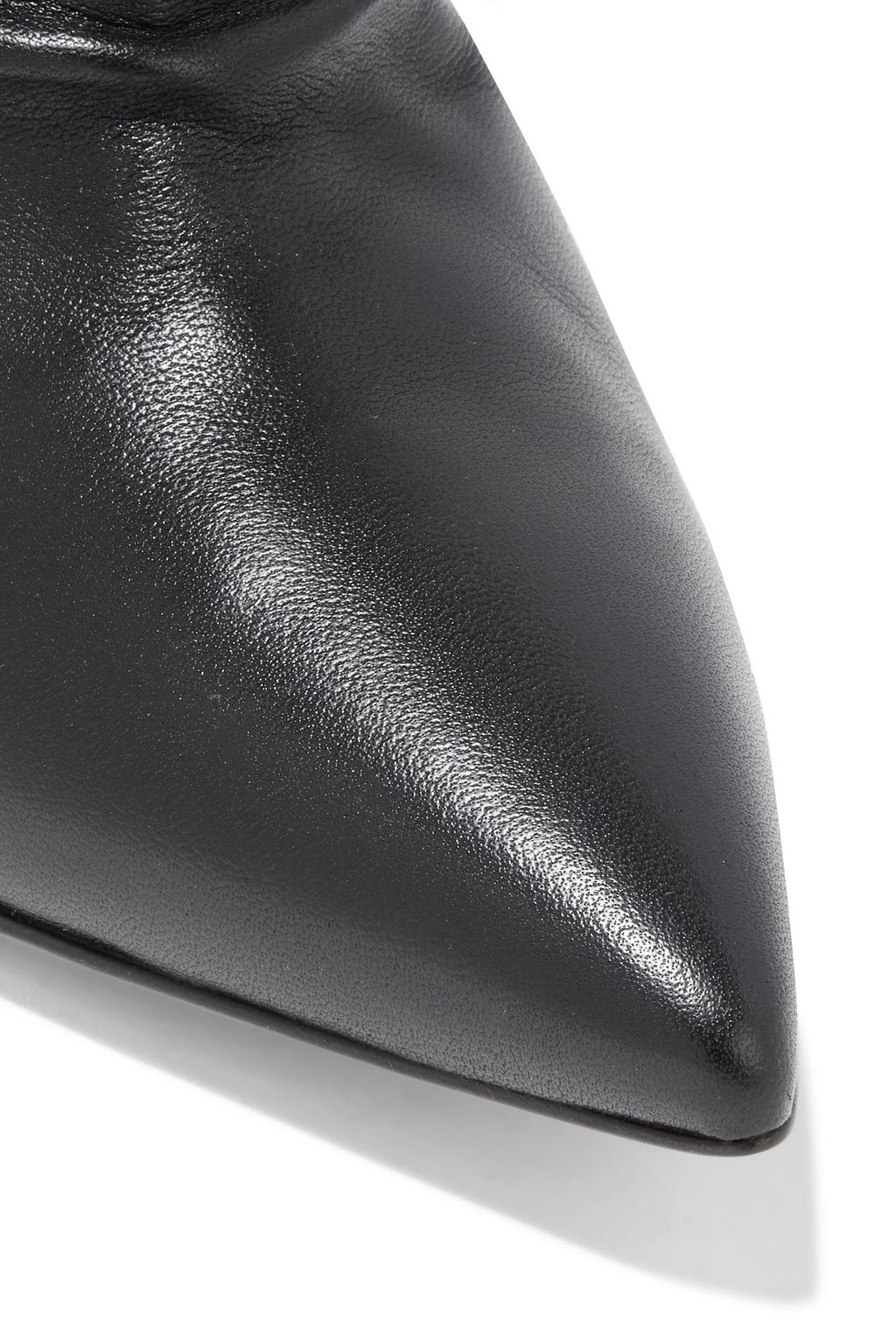 GIANVITO ROSSI Cyril ruched leather ankle boots