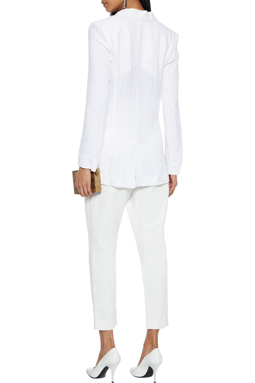 ROLAND MOURET Talbot double-breasted jacquard blazer