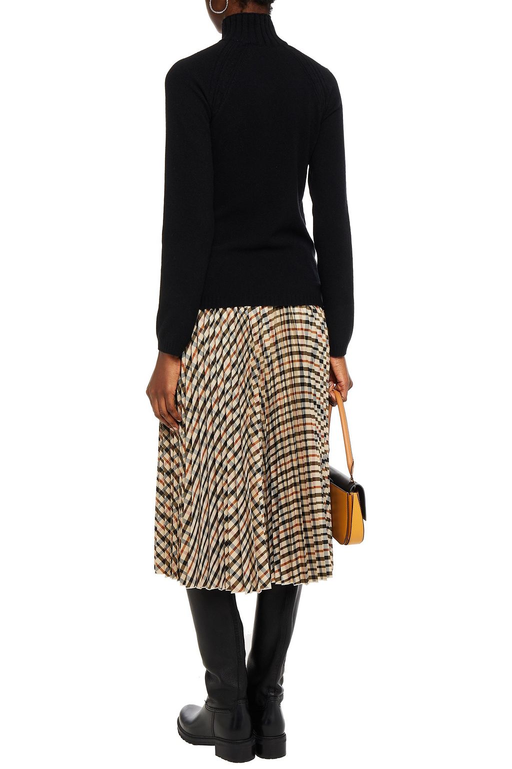 VIVETTA Cable-knit wool turtleneck sweater