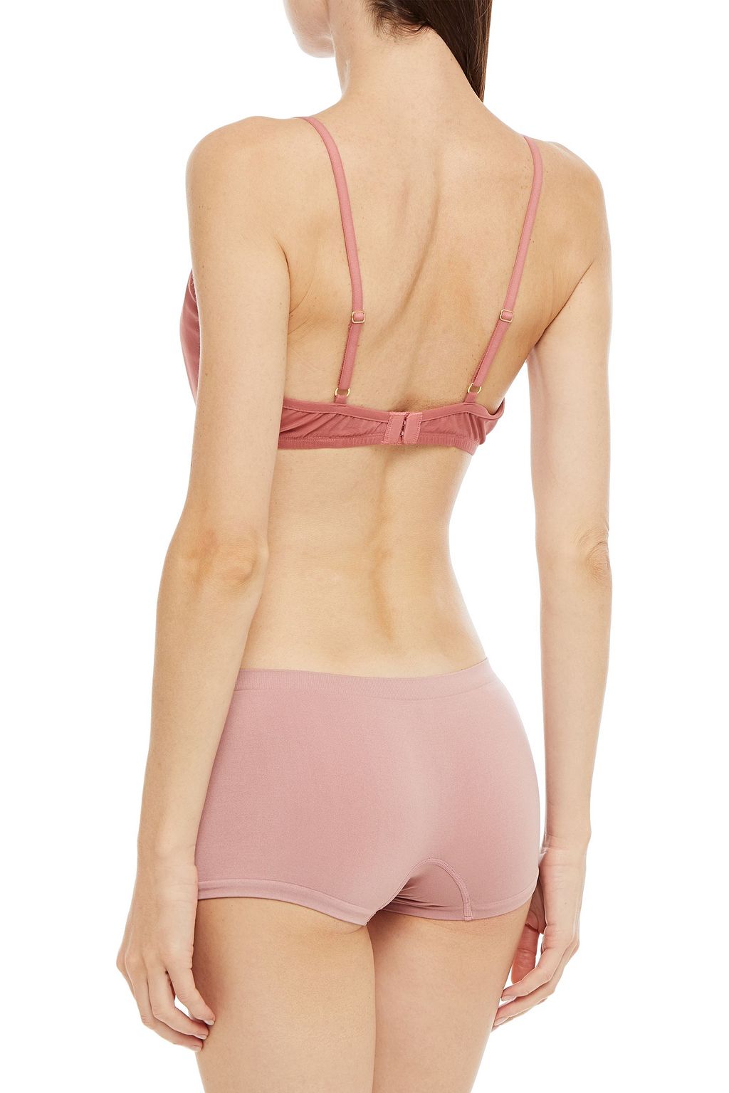 COMMANDO Stretch-tulle triangle bra