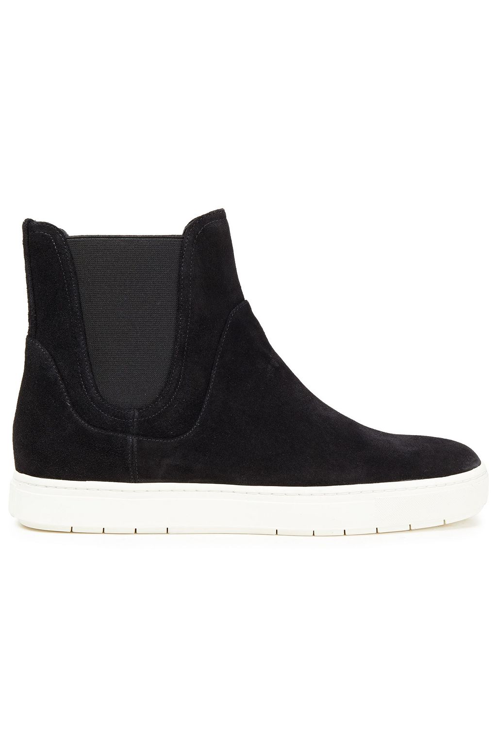 Black Nira suede high-top sneakers 