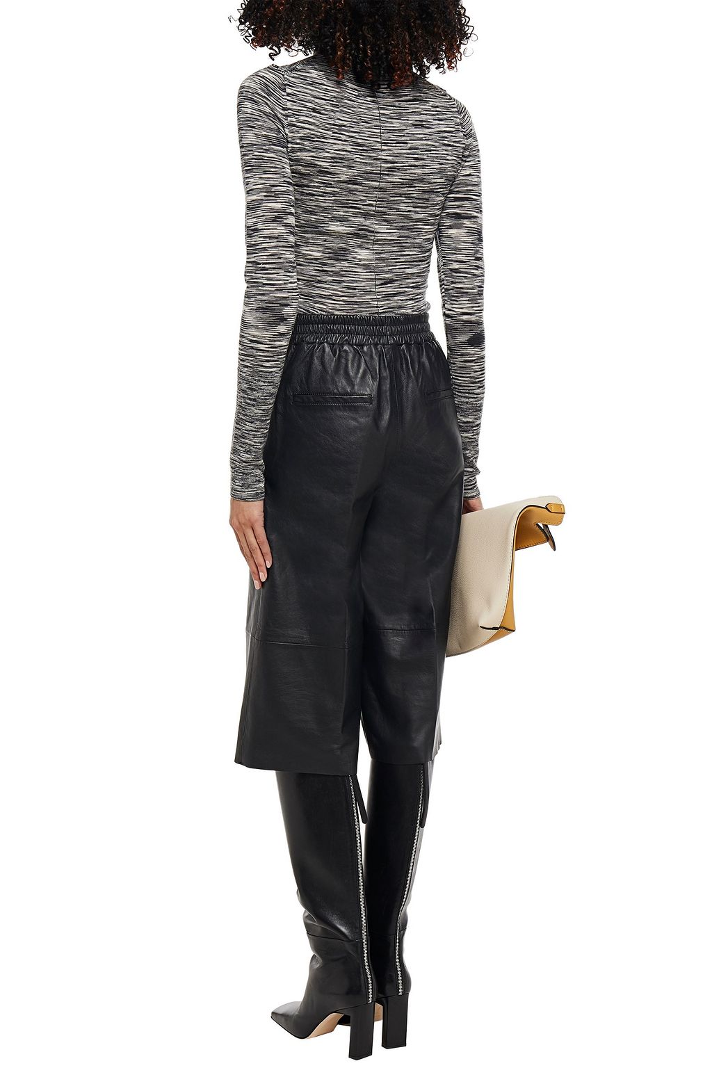 JOSEPH Marled wool turtleneck sweater