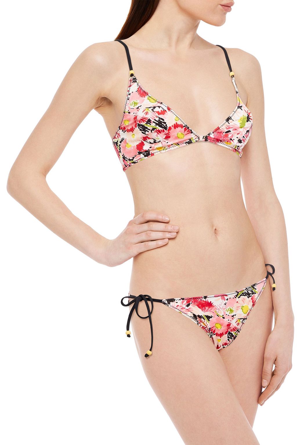 STELLA MCCARTNEY Linda floral-print low-rise bikini briefs