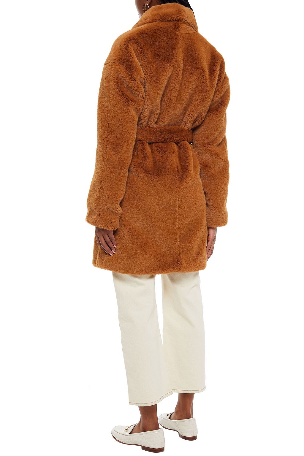 RAG & BONE Bijoux belted faux fur coat