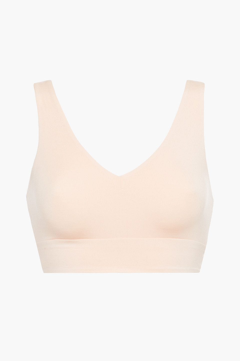 Commando Support Padded-cup Modal-blend Jersey Bra In Blush