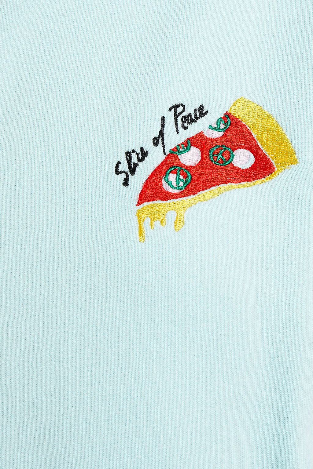 ÊTRE CÉCILE Embroidered French cotton-terry hoodie