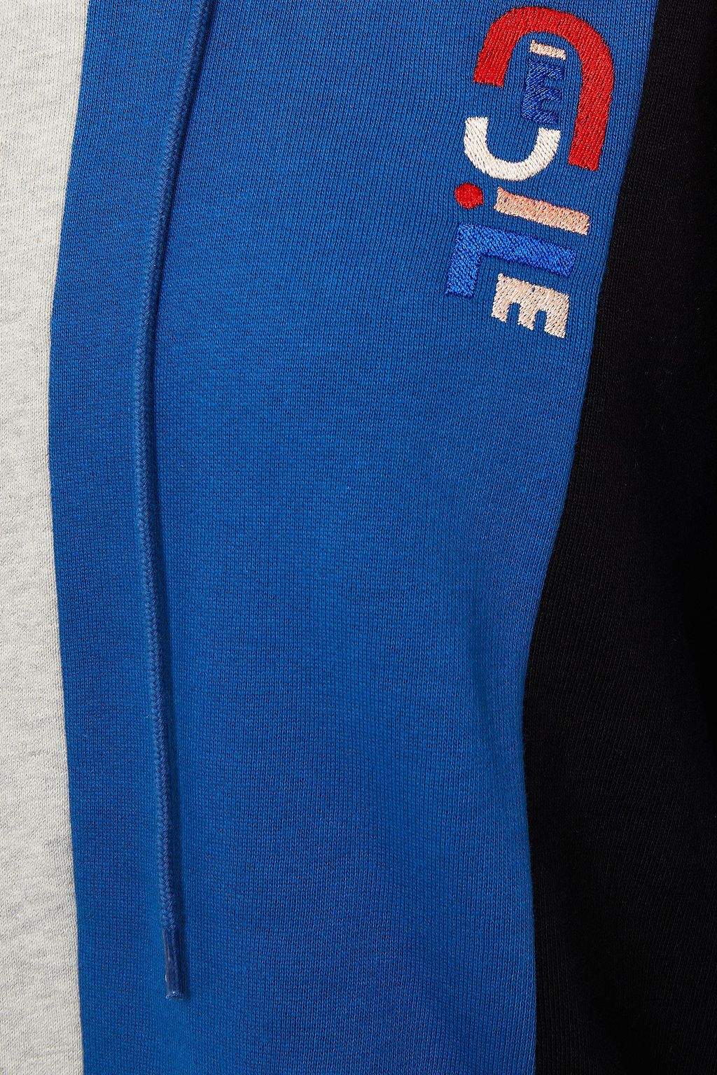 ÊTRE CÉCILE Esmee color-block cotton-fleece hoodie
