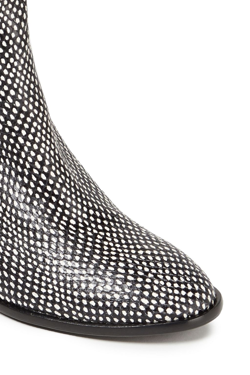 RAG & BONE Snake-effect leather ankle boots