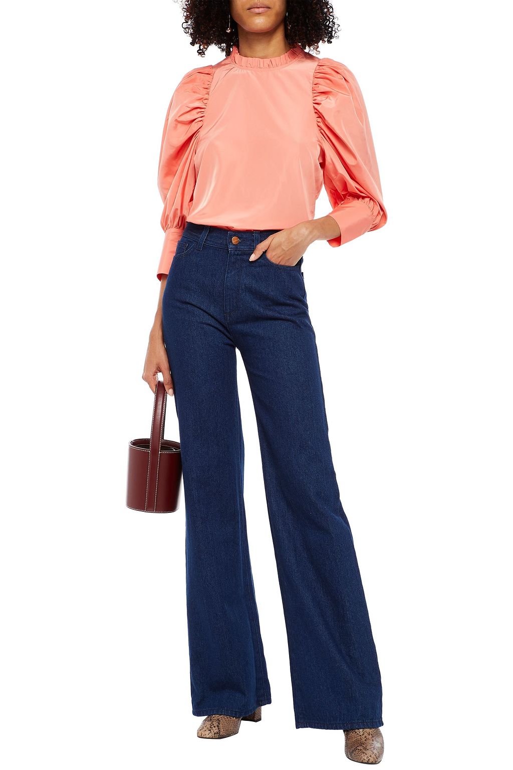 RODEBJER Hall high-rise wide-leg jeans
