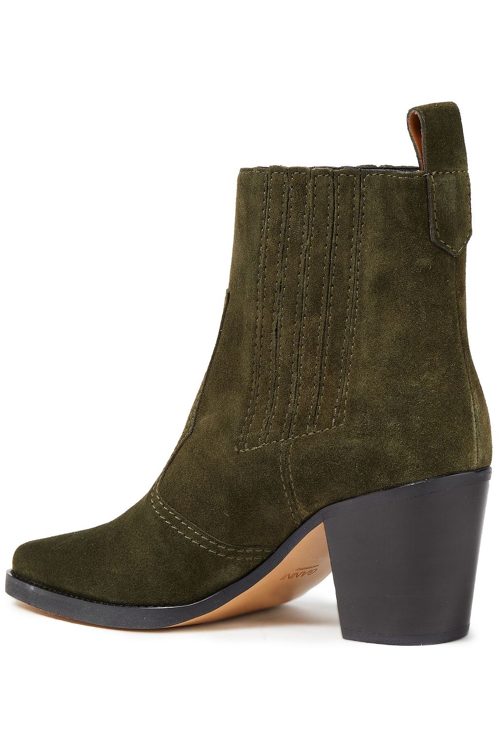 GANNI Suede ankle boots