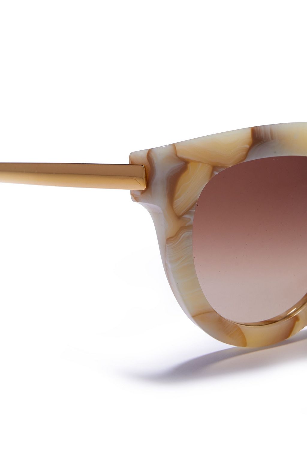 RODEBJER D-frame marbled acetate sunglasses